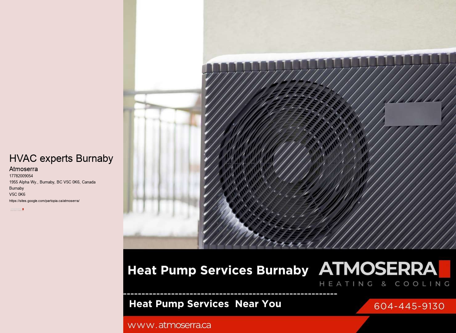 Ductless HVAC system installations Burnaby