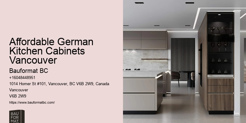 Vancouver's contemporary German kitchen cabinets