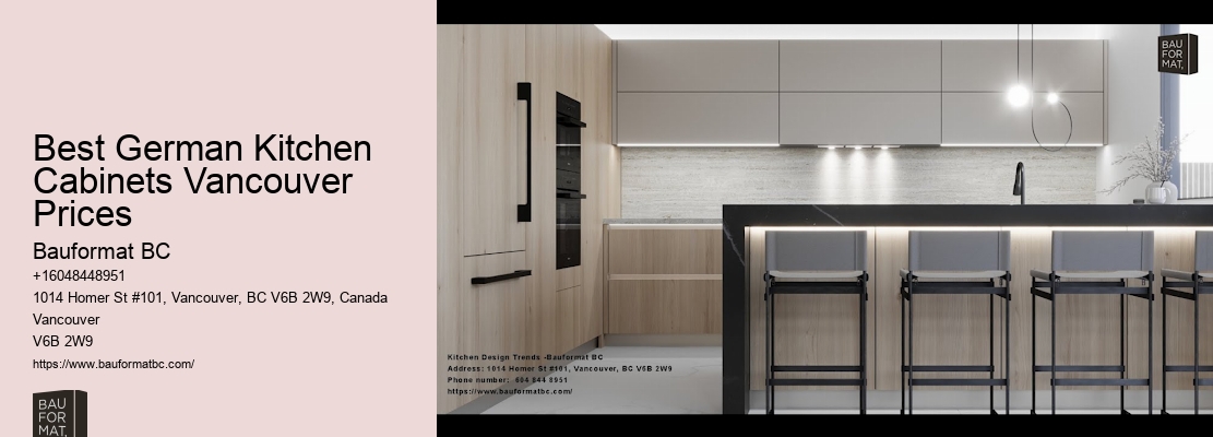 German Kitchen Cabinet Company Vancouver