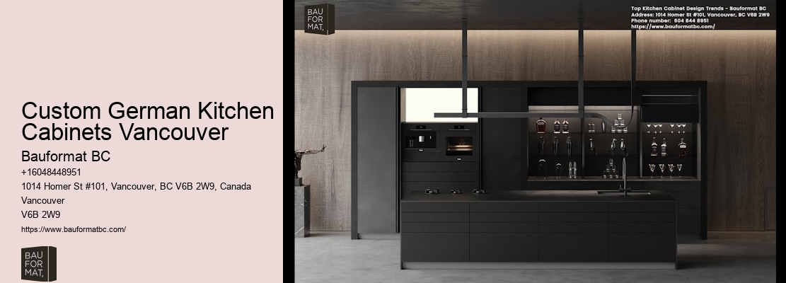 Vancouver's contemporary German kitchen cabinet specialists