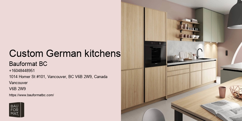 German Kitchen Cabinets Vancouver Functionality