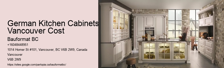 German Kitchen Cabinets Vancouver Cost