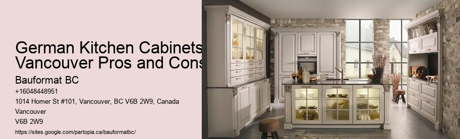 German Kitchen Cabinets Vancouver Pros and Cons