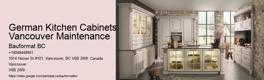 German Kitchen Cabinets Vancouver Maintenance