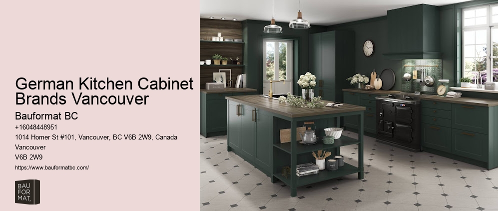 Vancouver Contemporary Kitchen Cabinets