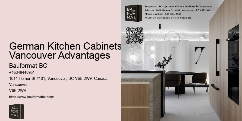 Vancouver's bespoke German kitchen cabinets