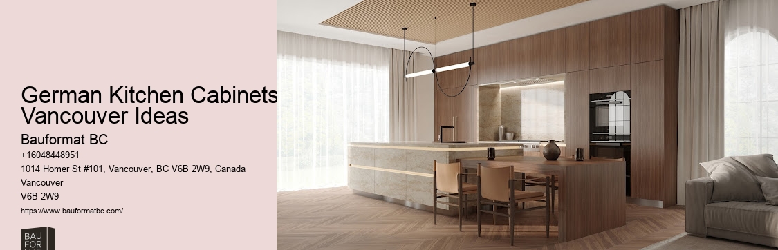 Vancouver's high-end German kitchen cabinets