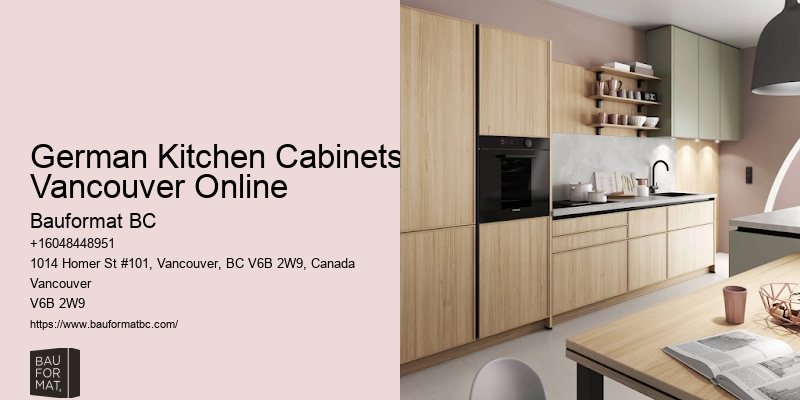 Vancouver's contemporary German kitchen cabinet specialists