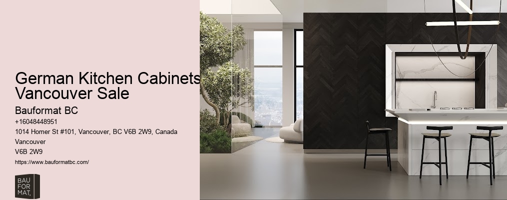 German-inspired kitchen cabinet designers Vancouver