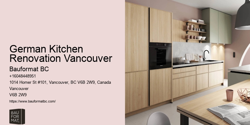 German-made kitchen cabinets Vancouver