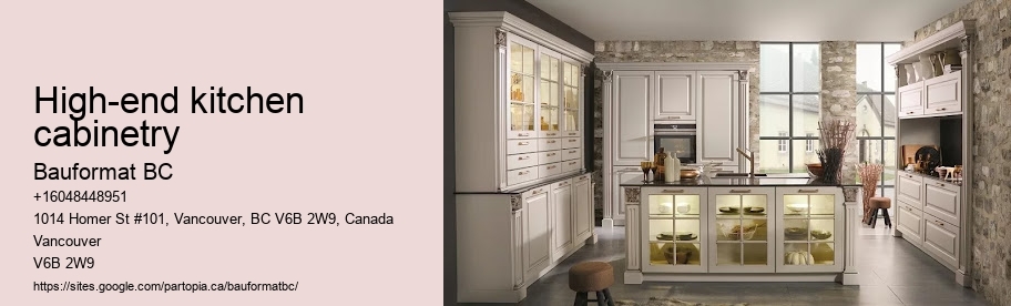 High-end kitchen cabinetry