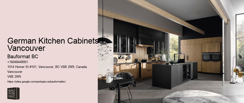 Innovative German kitchen cabinets Vancouver