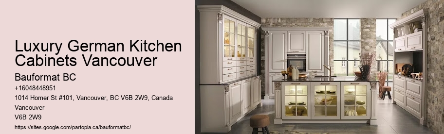 Luxury German Kitchen Cabinets Vancouver