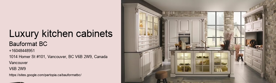 Luxury kitchen cabinets