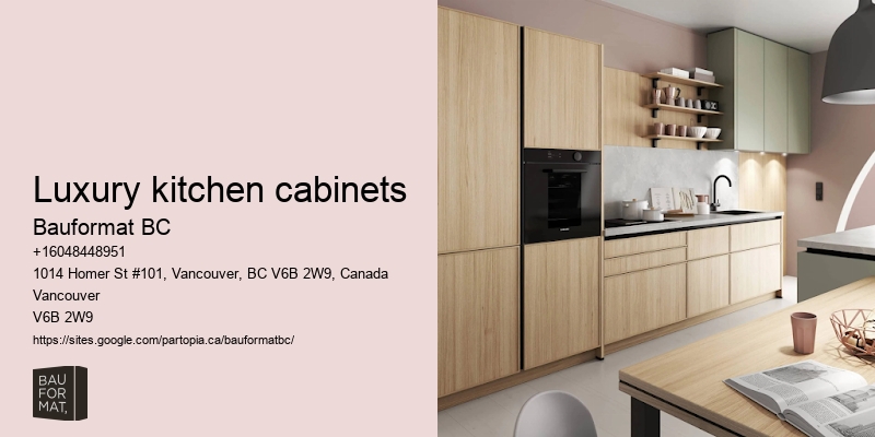 German-inspired kitchen cabinet solutions Vancouver