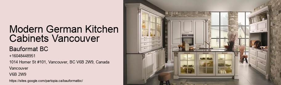 Modern German Kitchen Cabinets Vancouver