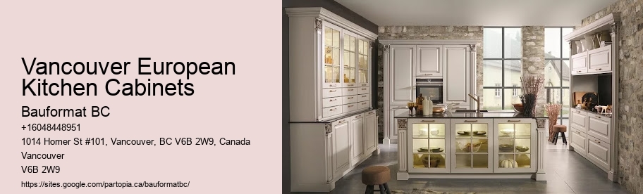 Vancouver European Kitchen Cabinets