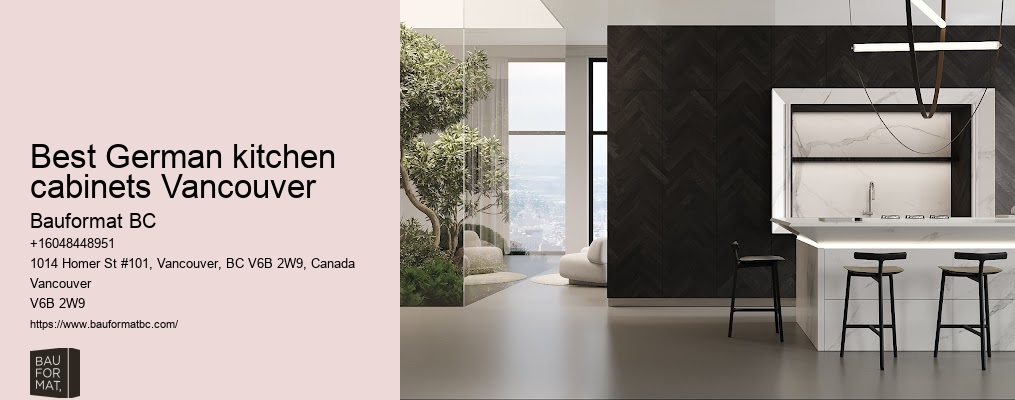 German cabinetry offers Vancouver