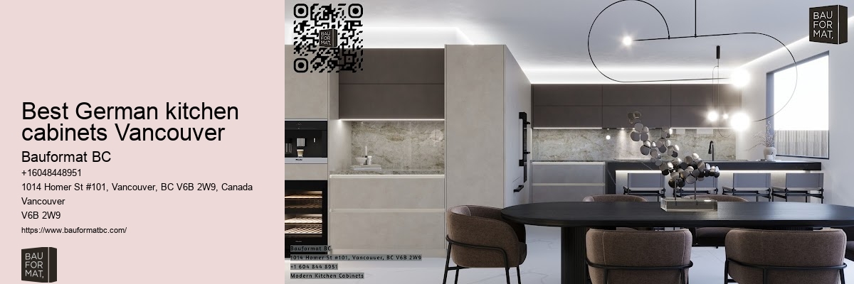 Modern German kitchens Vancouver