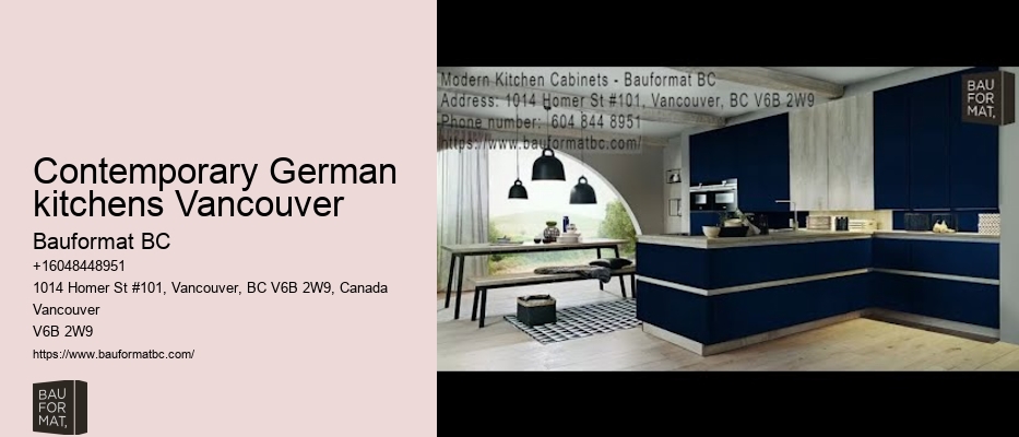 German kitchen cabinet discounts Vancouver