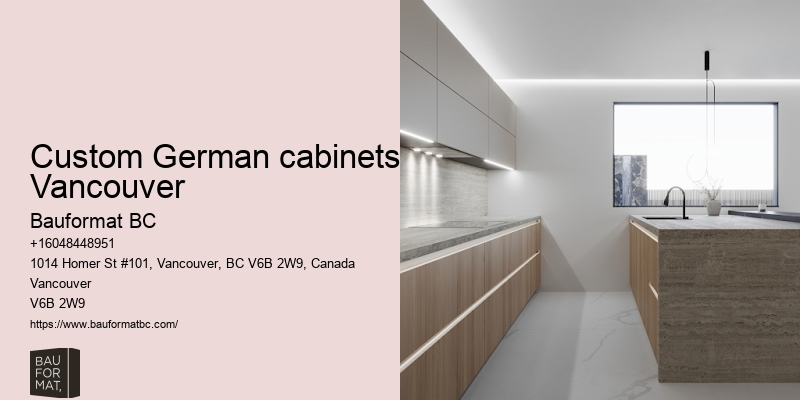 German kitchen prices Vancouver