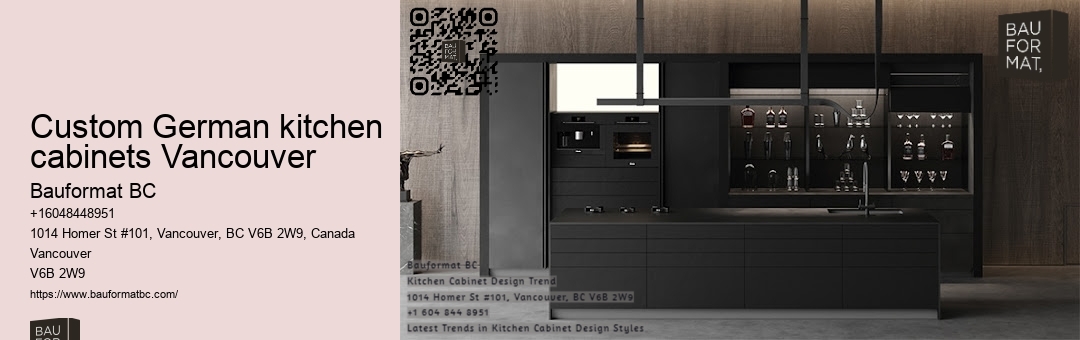 German kitchen cabinetry design Vancouver