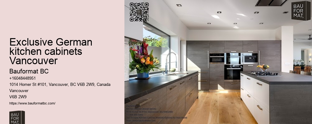 Custom German kitchen designs Vancouver