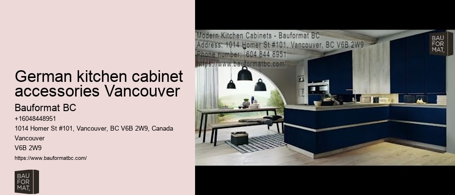 Custom German kitchen cabinets Vancouver