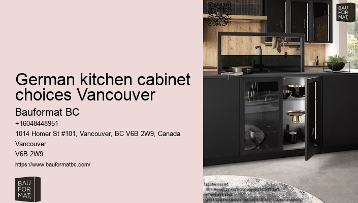 German kitchen design trends Vancouver