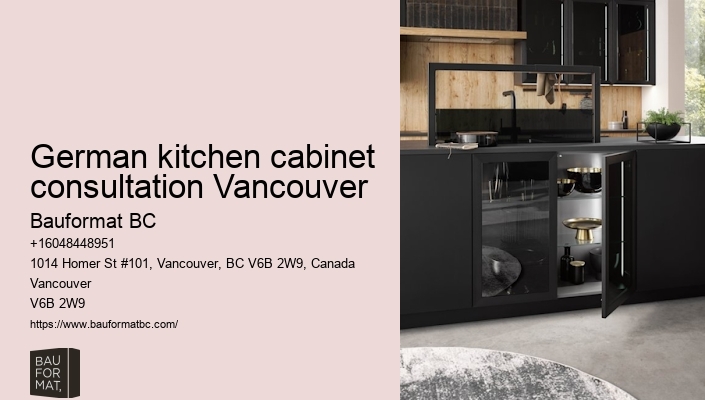 Sleek German cabinetry designs Vancouver