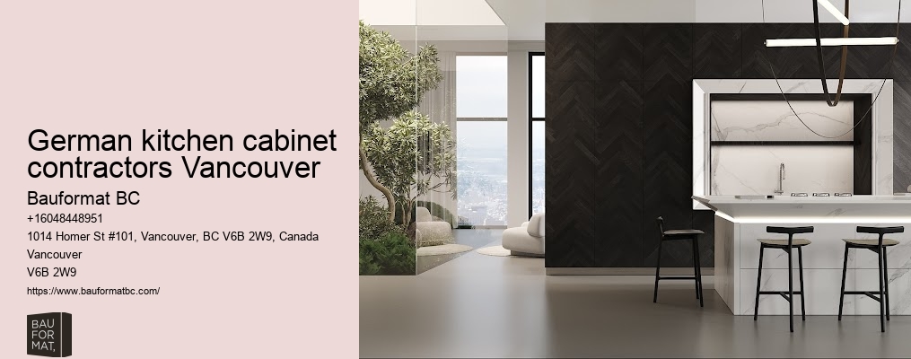 German kitchen renovation trends Vancouver