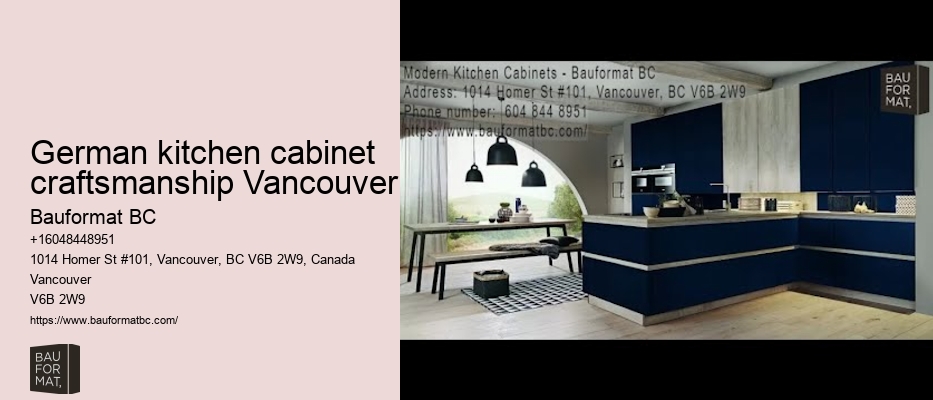 German kitchen custom cabinets Vancouver