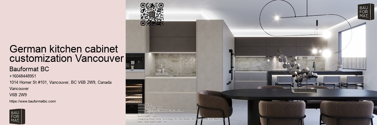 German kitchen cabinet brochures Vancouver