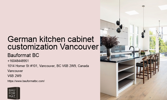 German cabinetry showroom Vancouver