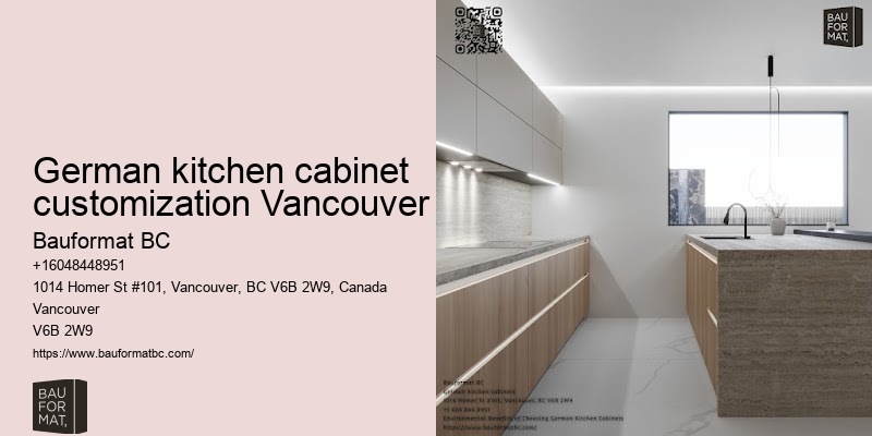 Modern German cabinetry styles Vancouver