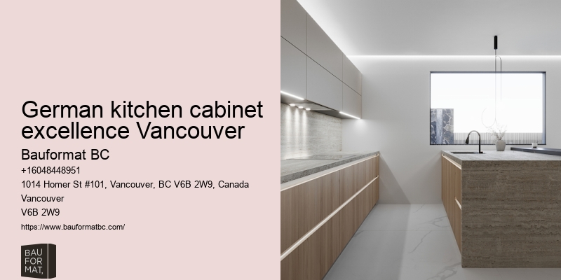 German kitchen cabinetry installation Vancouver