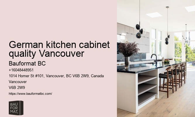 German kitchen finishes Vancouver