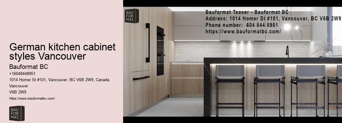 German kitchen trends Vancouver