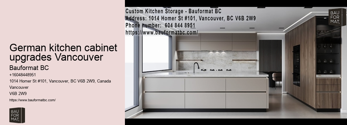 German cabinetry showrooms Vancouver