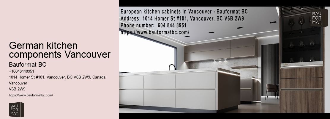 German cabinetry deals Vancouver