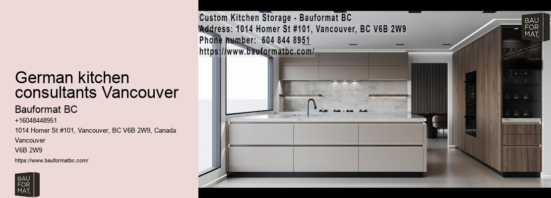 German cabinetry showroom Vancouver