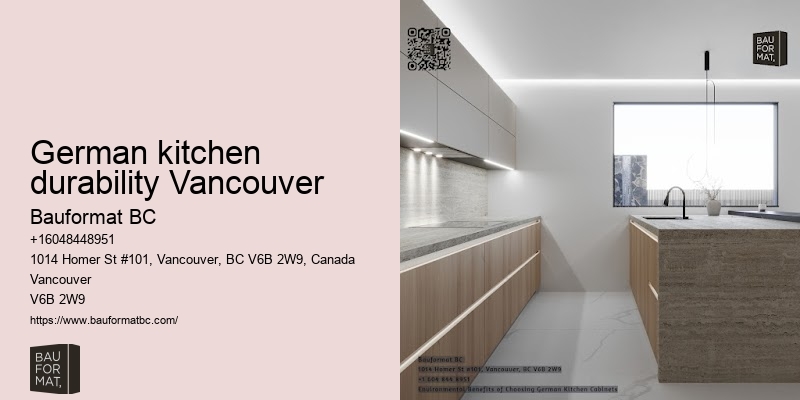 German cabinetry styles Vancouver