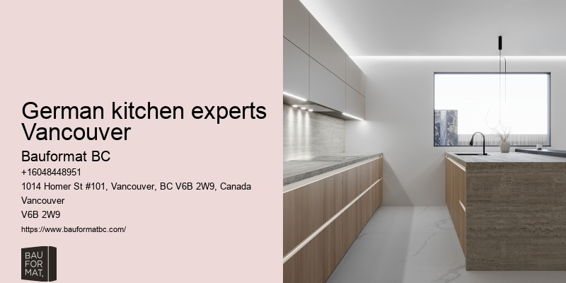 German kitchen procedures Vancouver