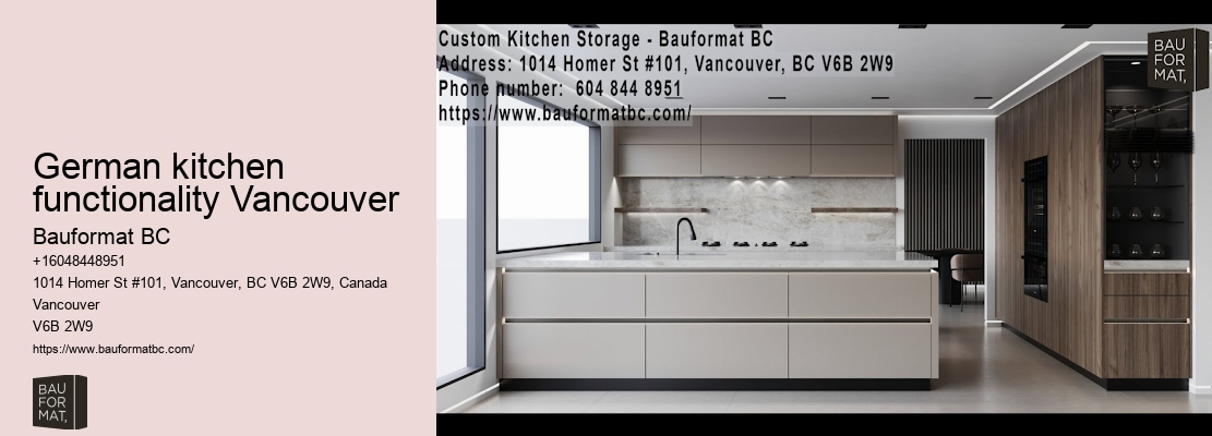 German kitchen cabinet trends Vancouver