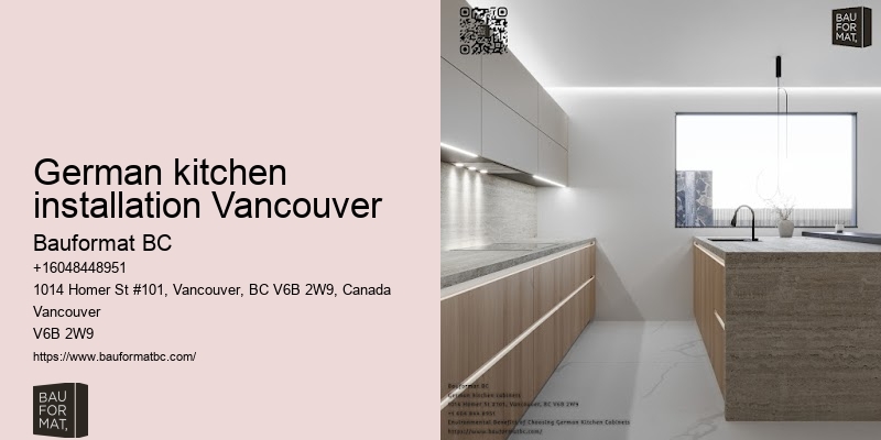 German kitchen installation services Vancouver