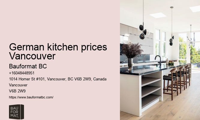 German kitchen investment Vancouver