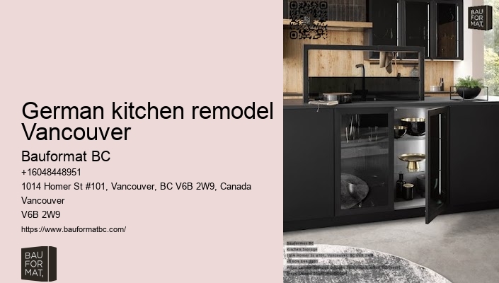 German kitchen display Vancouver