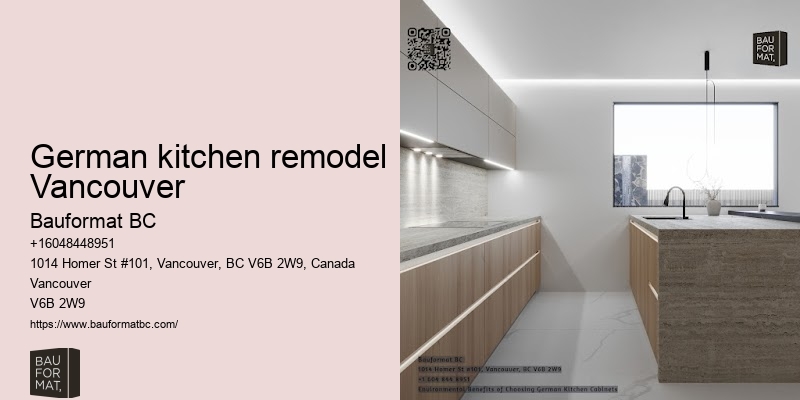 German kitchen cabinet consultation Vancouver