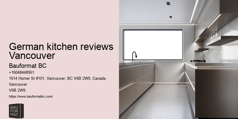 Custom German kitchen cabinets Vancouver