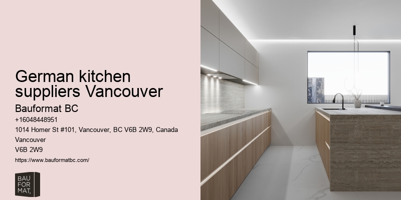 German kitchen showroom locations Vancouver